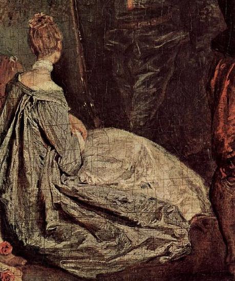 Jean-Antoine Watteau The Halt during the Chase oil painting picture